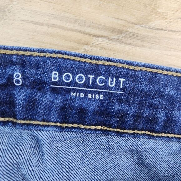 💛Simply Vera Wang Blue Midrise Bootcut Jeans Size 8/29 - Picture 11 of 12